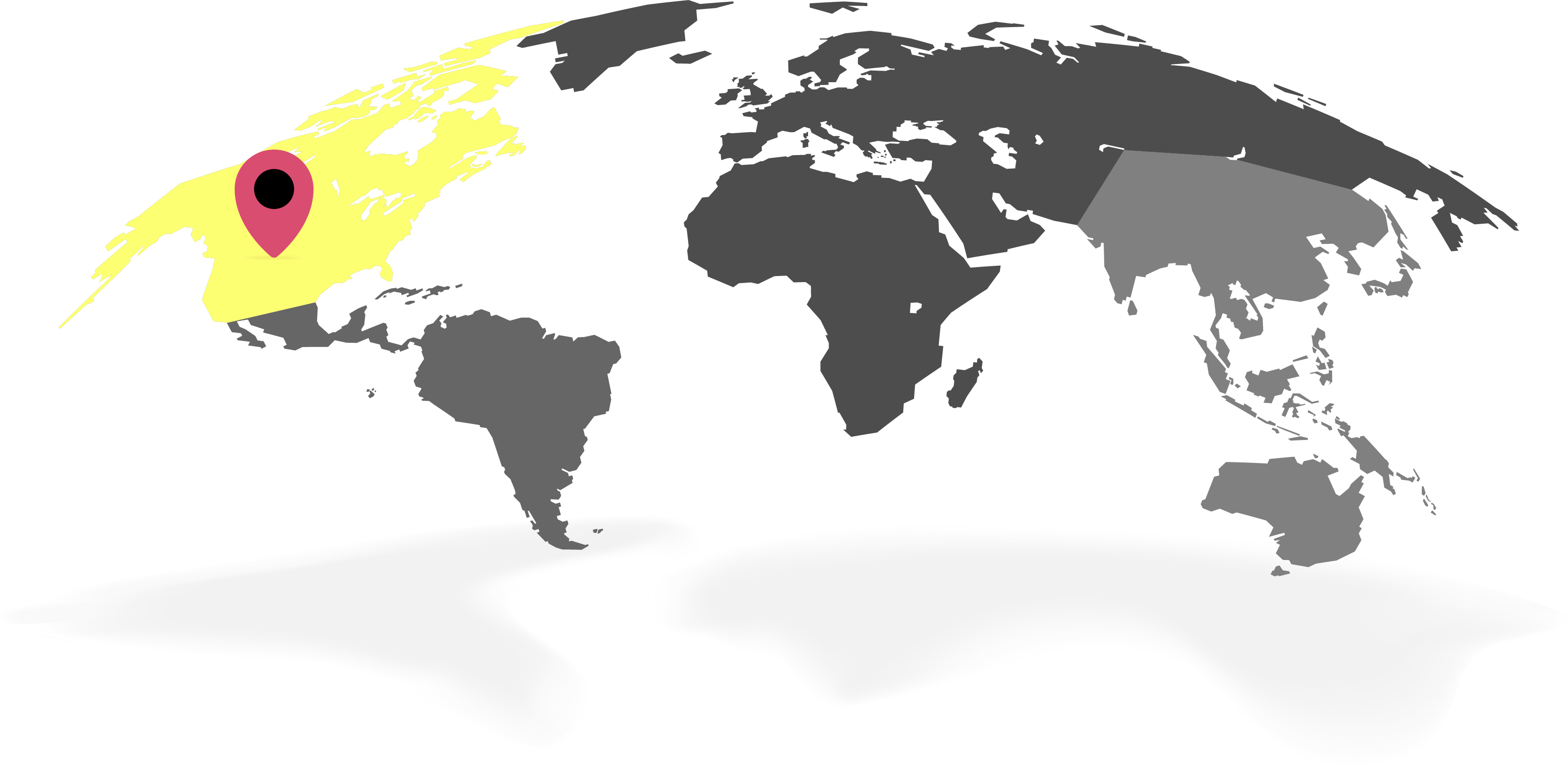North America map